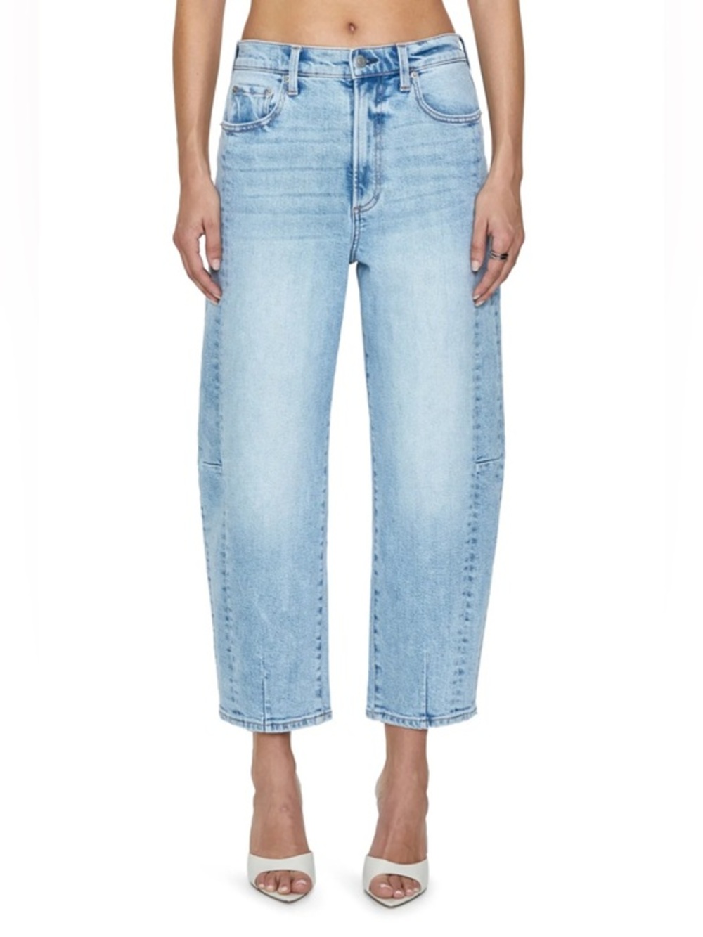 NWT Pistola Eli Barrel Leg Jeans in Sun Kissed Light Wash Size 29